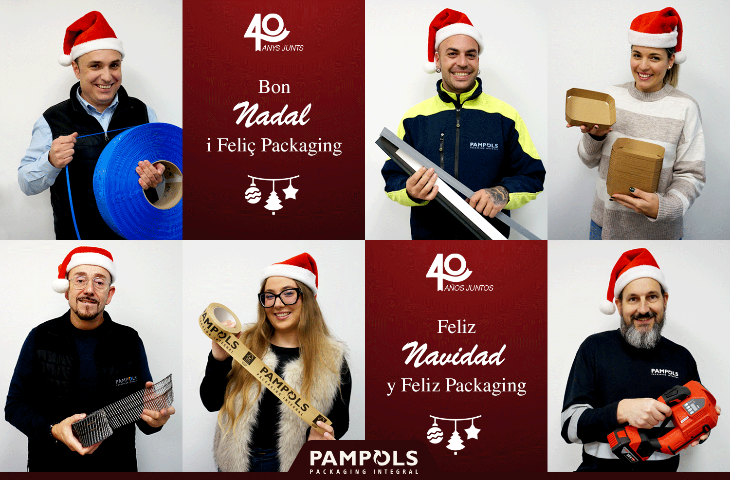Pampols te desea Feliz Navidad y Feliz Packaging