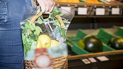 Bolsas plástico para fruta y verdura