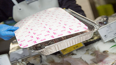 Aluminum tray covers