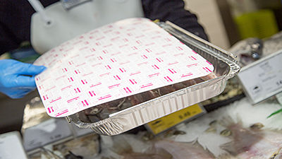 Aluminum tray covers