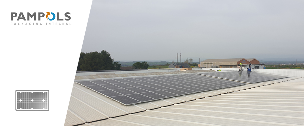 PAMPOLS aposta per l’energia solar i instal·la 108 plaques fotovoltaiques